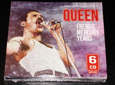 Queen: Freddie Mercury Years - Original Radio Broadcasts 1978-1985 6 CD Set NEW - Image 1 of 2
