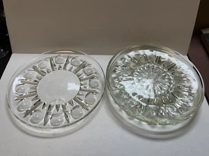 Vintage Princess House Crystal Regency Snack Plates Set of 4 - Picture 1 of 11