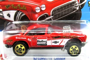 HOT WHEELS 2023 GASSERS SERIES 62 CORVETTE GASSER SHORT CARD - Picture 1 of 3