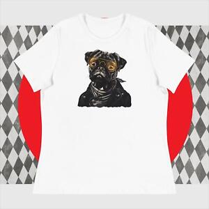 Relaxed Funny Dog Pug T-Shirt Women