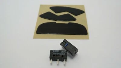 1x Logitech G300 & G300s Mausfüße, Gleiter + 2x Omrom Schalter R & L 50M-Klick - Bild 1 von 4