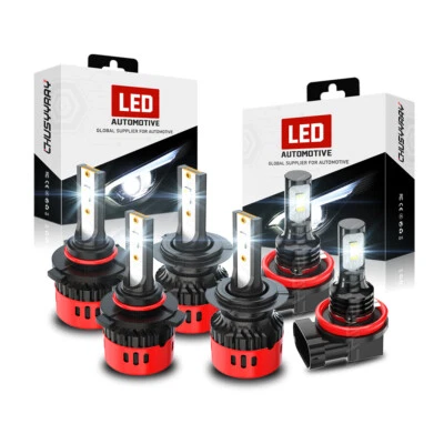 Faros LED altos/bajos para Mazda 5 2007 2008 2009 Mazda5 6000K + luces antiniebla 6 piezas Foto 1 de 4