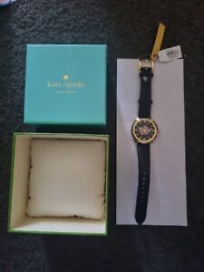 New, BNWT KATE SPADE Record Crosstown Watch Turn It up Music style KSW1148