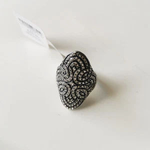 Nuevo Chicos Estrás Floral Cóctel Anillo Regalo Moda Mujeres Fiesta Joyería #9 - Imagen 1 de 3