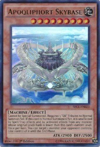 Apoqliphort Skybase - Super Rare 1st Edition NM - SECE-EN023 - Image 1 of 1