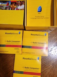 Rosetta Stone Espanol Latin America Spanish Level 1 2 3 no Headset/Mic - Picture 1 of 10