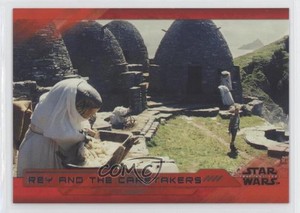 2018 Topps Star Wars: The Last Jedi Series II Red /199 Rey and Caretakers p9m