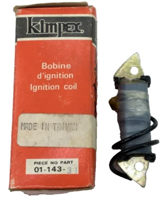 BOMBARDIER 1-214-212-069 MOTO-SK I /SKI-DOO SNOWMOBILE IGNITION COIL, 01-143-31 - Image 1 of 4