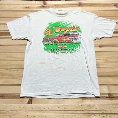 CAMISETA VINTAGE 1989 TOM MONGOOSE MCEWEN 1957 CHEVY NITRO COCHE DIVERTIDO TALLA XL Foto 1 de 4