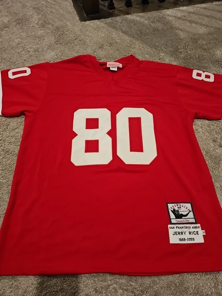 Jersey para hombre Jerry Rice Mitchell & Ness SF 49ers talla 52 Foto 1 de 4
