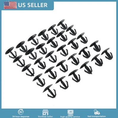 For Honda Accord Pilot & Acura RL 30x Hood Seal Retaining Clip Plastic Retainer - Изображение 1 из 4