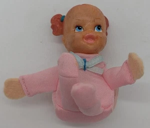 Vintage Teeny Tiny Tumbles Surprise Mini Doll 1996 Toy Biz Light Pink - Bild 1 von 3