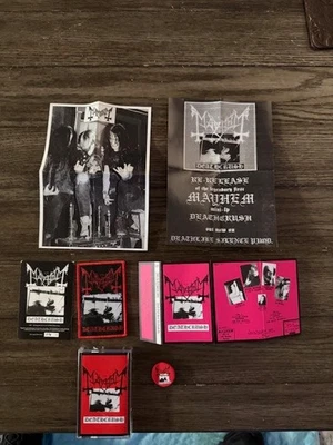 Mayhem - Deathcrush Cassette, EP, Limited Edition, Numbered, Reissue from DSR - Image 1 of 4