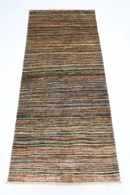 Alfombra de corredor tribal Gabbeh Hallway de 6 pies alfombra de lana... - Imagen 1 de 4