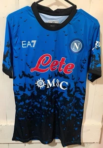 SSC Napoli 2022 Halloween Shirt Jersey SSCN Lete EA7 Medium Di Lorenzo Osimhen M - Picture 1 of 11