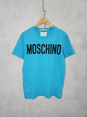 Moschino couture blue big logo t shirt size M - Image 1 of 4