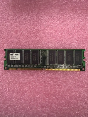 VINTAGE Samsung 64MB PC100 168 Pin Non-ECC Desktop DIMM KMM366S823CTS-GL - Image 1 of 2