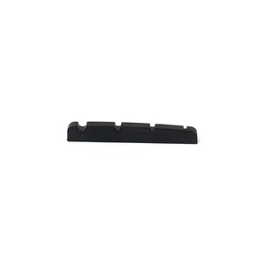 New Slotted Nut For 4 Strings Bass Guitar Flat-bottom 42mm /1-10/16" ,Black - Picture 1 of 5