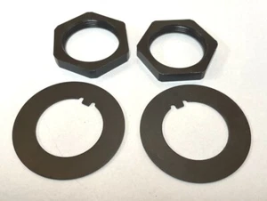 Land Rover Series 2, 2a, 3, Hub Nuts & Locking Washer Set FRC8700 - Picture 1 of 2