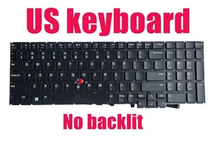 Teclado EE. UU. para Lenovo ThinkPad E16 Gen 1 (Tipo 21JN, 21JQ, 21JT, 21JU), sin retroiluminación - Imagen 1 de 1