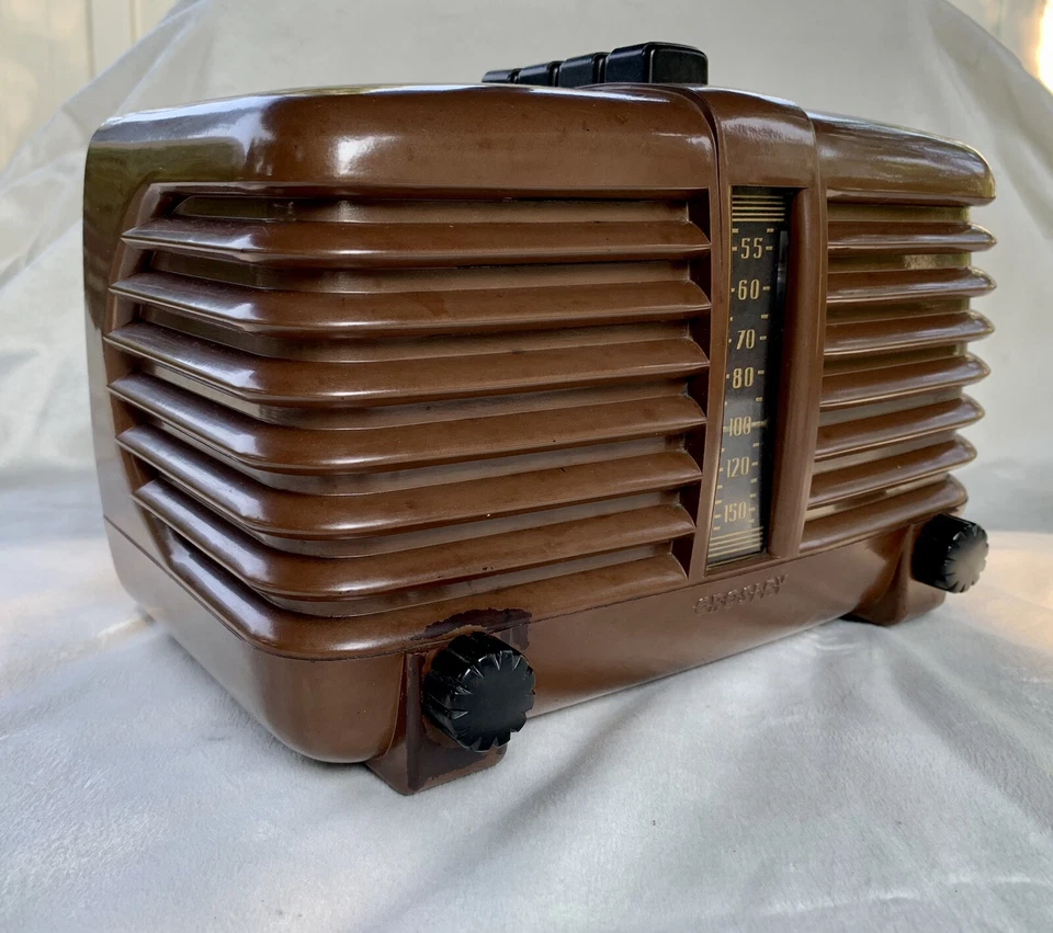 Radio Tubo Baquelita Antigua Crosley 1939 Modelo 648 A Super Sexteto “FUNCIONANDO” Foto 1 de 4