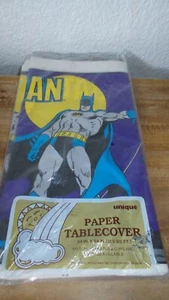 Vintage 1986 Batman Paper Tablecover - Picture 1 of 4