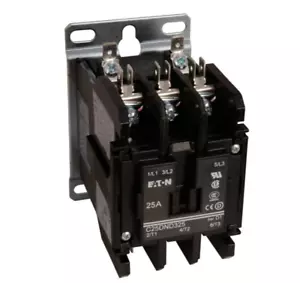 Eaton C25DNB330T Definite Purpose Contactor , 3P 30A 24V AC New - Picture 1 of 1