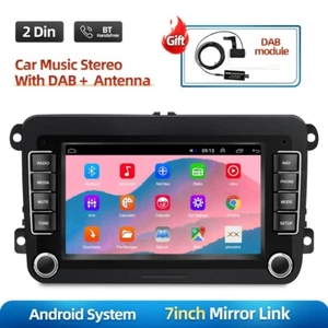 Autoradio 7" Android GPS Navi Wifi mit DAB+ Box Für VW GOLF 5 Touran Polo Passat - Bild 1 von 12