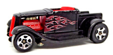 Hot Wheels Ford Model A Pickup Hot Rod Hooligan Satin Black w/Flames 2000- LOOSE