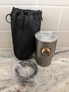 Taza/aislante de viaje BNSF "On Guard" de acero inoxidable con bolsa de Starline nuevo sin etiquetas - Imagen 1 de 4
