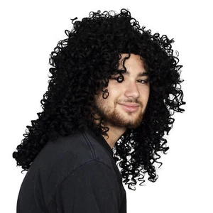 1980s Hair Heavy Metal SLASH Guns N Roses Halloween Cosplay Costume Wig - Picture 1 of 2