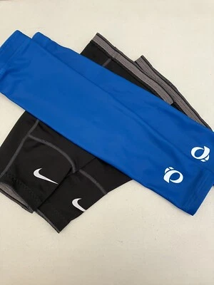 NIKE DRYFIT CALENTADORES DE RODILLA PERLA IZUMI BRAZO AZUL HOMBRE MEDIO TÉRMICO CICLISMO CORRER Foto 1 de 4