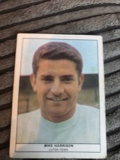 1969/70 Anglo Confectionery Football Quiz Card - #24 Mike Harrison Luton Town