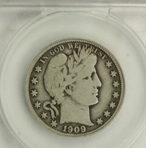 Barber Half Dollar 1909: Fine - Bild 1 von 2
