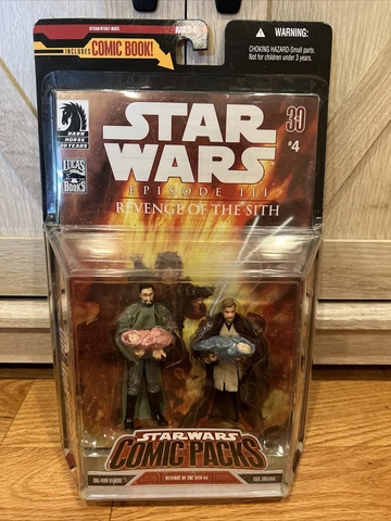 Star Wars Comic 2-Packs OBI-WAN Kenobi and Bail Organa (Revenge Of The Sith #4) Cover