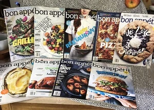 Lot of 9 Back Issues BON APPETIT MAGAZINE ~ All 2014 and 2015 - Picture 1 of 7