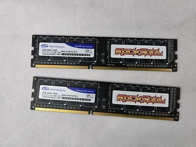 Team Group 8GB (2x4GB) DDR3-1600 TED34G1600C11BK - Image 1 of 4