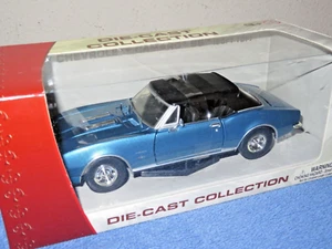 1967 CHEVROLET CAMARO SS SOFT TOP BLUE  1:24  OPENING DOORS, HOOD & TRUNK - Picture 1 of 6