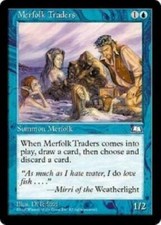 Merfolk Traders  x4 Weatherlight MtG NM