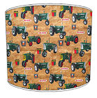 Boys Jcb Tractors Diggers Construction Lamp Shades, Ideal To Match Wall Decals.
