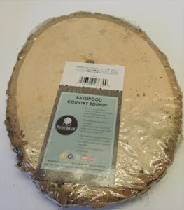Basswood Country Round Plaque-7" To 9" Wide 046308276709 NEW - Picture 1 of 2