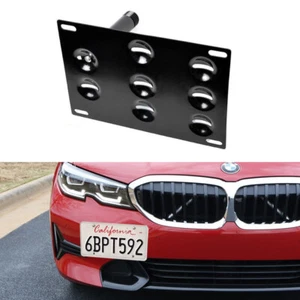 Front Bumper Tow Hook License Plate Mounting Bracket For 19-up BMW G20 3 Series - Bild 1 von 8
