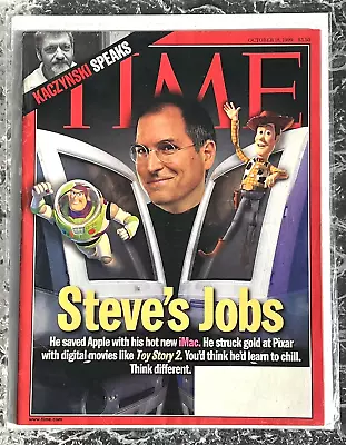 Time Magazine Oct 1999 Steve Jobs iMac Pixar Apple Computer - NO LABEL - Image 1 of 4