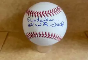 RENE LACHEMAN 89 WS CHAMPS SIGNED AUTOGRAPHED M.L. BASEBALL - Picture 1 of 2