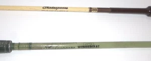 2 Vintage Shakespeare 5 1/2 ft. Med. & Med./Hvy  Action Casting Rods - Picture 1 of 18