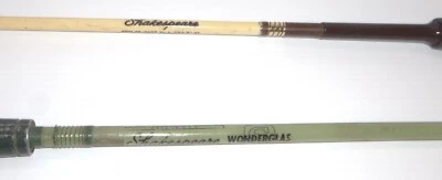 2 Shakespeare vintage 5 1/2 pies Med. Varillas de fundición de acción mediana/hvy Foto 1 de 4