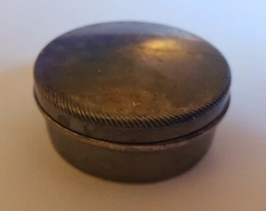 Vintage Silver Plated Pill Box - Picture 1 of 5