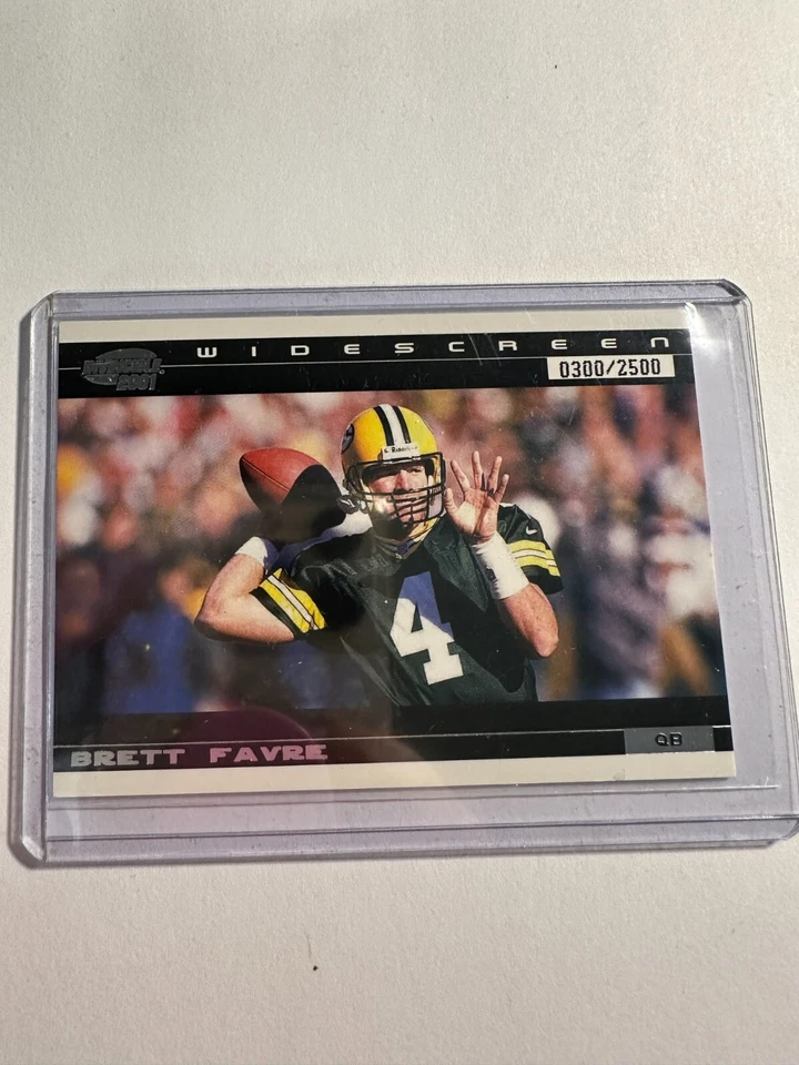 K97,262 - 2001 Pacific Invincible Widescreen #6 Brett Favre #/2500 - Image 1 of 1