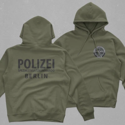Толстовка с капюшоном Германия SEK государственная полиция спецназ полиция спецназ полиция - Изображение 1 из 4
