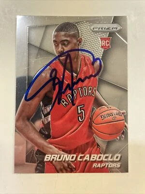 2013 Panini Prizm Bruno Caboclo Autograph Card #298 In Person M425 - Image 1 of 2